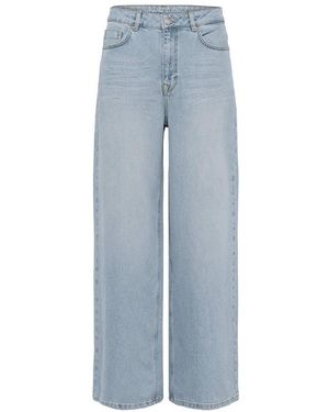 My Essential Wardrobe Wide Jeans - Azul