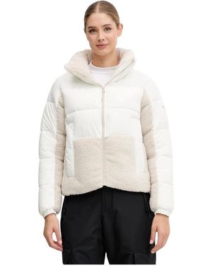 Columbia Fitness ,Polyester Leadbetter Point Ii Sherpa Hybrid Puffer Jas - Wit