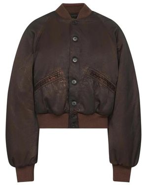 MM6 by Maison Margiela Bomber Jackets - Black