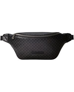 Calvin Klein Tassen ,Zwart ,Polyester Emblem Belt Bag