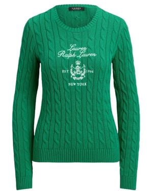 Ralph Lauren Round-Neck Knitwear - Green