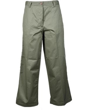 White Sand Wide Pants - Green