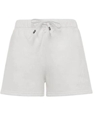 Autry Cotton Fleece Shorts - Wit