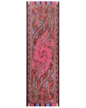 Etro Silky Scarves - Rojo