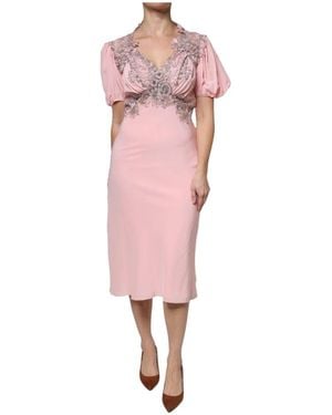 Ermanno Scervino Midi Dresses - Pink