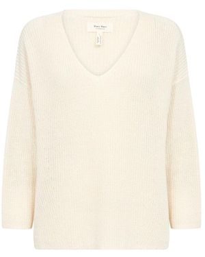 Part Two V-Neck Knitwear - White