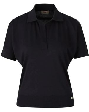 Herno Polo Shirts - Black