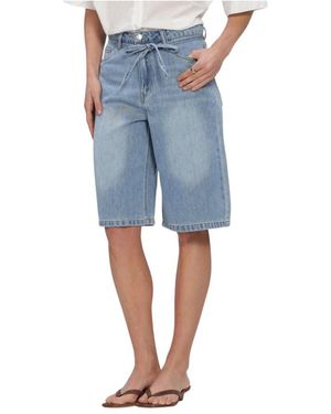 Object Korte Broeken ,Blauw ,Denim Objrosie Mw Lo Denim Long