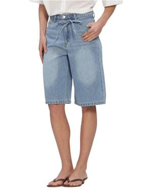 Object Korte Broeken ,Blauw ,Denim Objrosie Mw Lo Denim Long