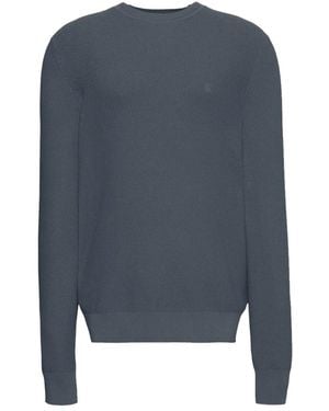 Calvin Klein Round-Neck Knitwear - Bleu