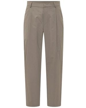 DUNO Cropped Trousers - Grey