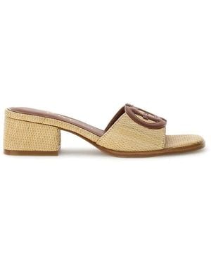 Guess Cerinna Lage Sandaal - Naturel