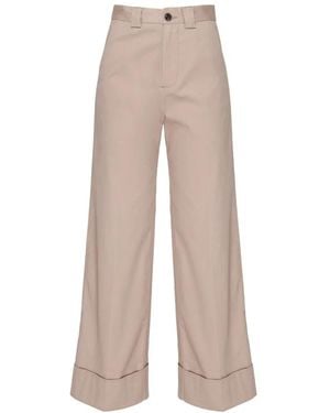 White Sand Wijde Broek - Naturel