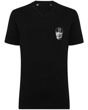 Philipp Plein Tops ,Zwart ,T-Shirts