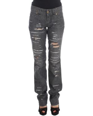 John Galliano Straight Fit Jeans - Gray