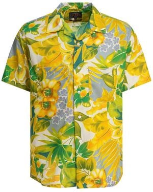 Beams Plus Short Sleeve Shirts - Yellow