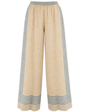 Ermanno Scervino Wide Trousers - Natural
