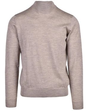 FILIPPO DE LAURENTIIS Truien & Vesten ,Grijs ,Wol Ciclista Turtleneck