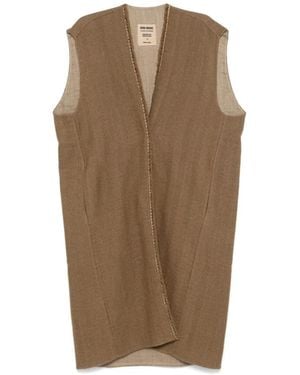 Uma Wang Single-Breasted Coats - Marrón