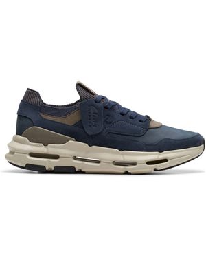Clarks Bequemer wandersneaker - blau