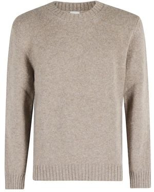 Eleventy Round-Neck Knitwear - Grey
