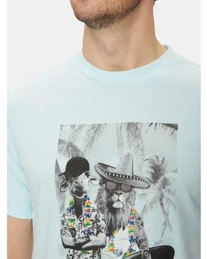 Blend T-Shirts - Bleu