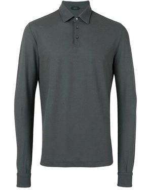 Zanone Polo Shirts - Grey