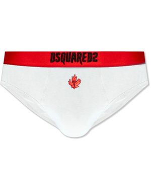 DSquared² Logo Briefs - Wit