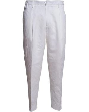 BRIGLIA Slim-Fit Trousers - Grey