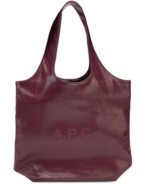 A.P.C. Tote Bag Ninon - Paars