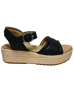 Timberland Schoenen ,Zwart ,Leer Wedge Sandal