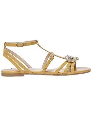Liu Jo Flat Sandals - Metálico