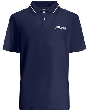 Just Cavalli Polo Shirts - Blue