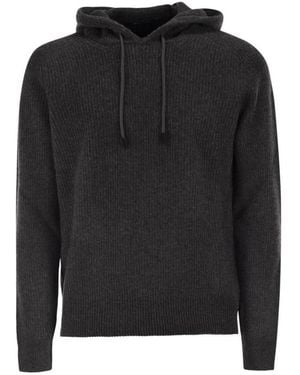 Tagliatore Round-Neck Knitwear - Black
