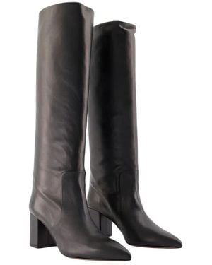 Paris Texas Heeled Boots - Black