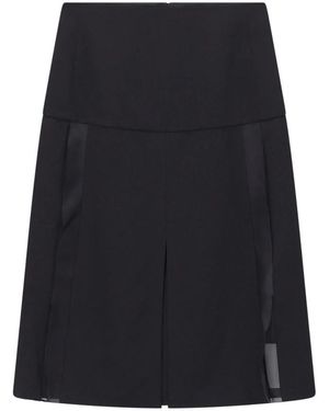 Jil Sander Rokken ,Zwart ,Satijn Midi Rok