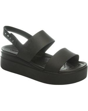 Crocs™ Schoenen ,Zwart ,Brooklyn Lage Wedge
