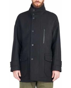 Isabel Benenato Single-Breasted Coats - Nero