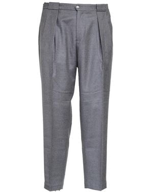 BRIGLIA Suit Trousers - Grey
