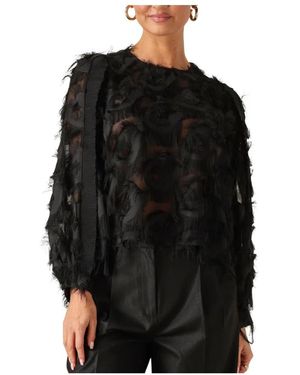co'couture Syracc Structure Blouse - Zwart