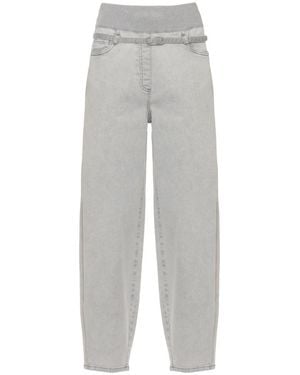 Panicale Loose-Fit Jeans - Gris