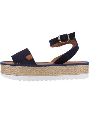 POPA Schoenen ,Blauw ,Kalamis Flat Sandalen