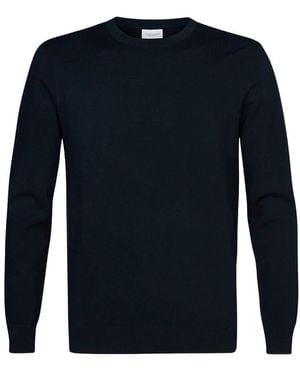 Profuomo Round-Neck Knitwear - Blue