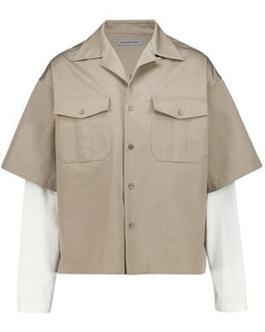 Balenciaga Casual Hemden - Naturel
