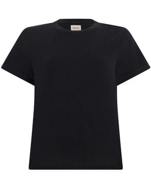 KHAITE T-Shirts - Negro