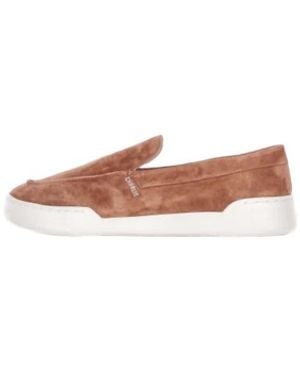 MonoWay Schoenen ,Bruin ,Leer Charlieterra Mocassin - Roze