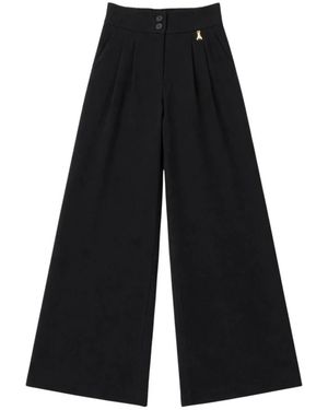 Patrizia Pepe Wide Trousers - Black