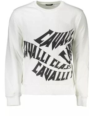 Roberto Cavalli Sweatshirts - White
