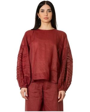 Max Mara Overhemden ,Rood ,Paese Blouse