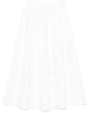 Liu Jo Midi Skirts - White